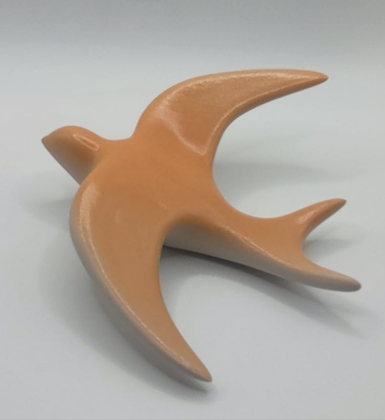 Hirondelle murale pêche dégradée en céramique