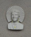 Buste matelote " Boulonnaise " mural ou à poser en porcelaine