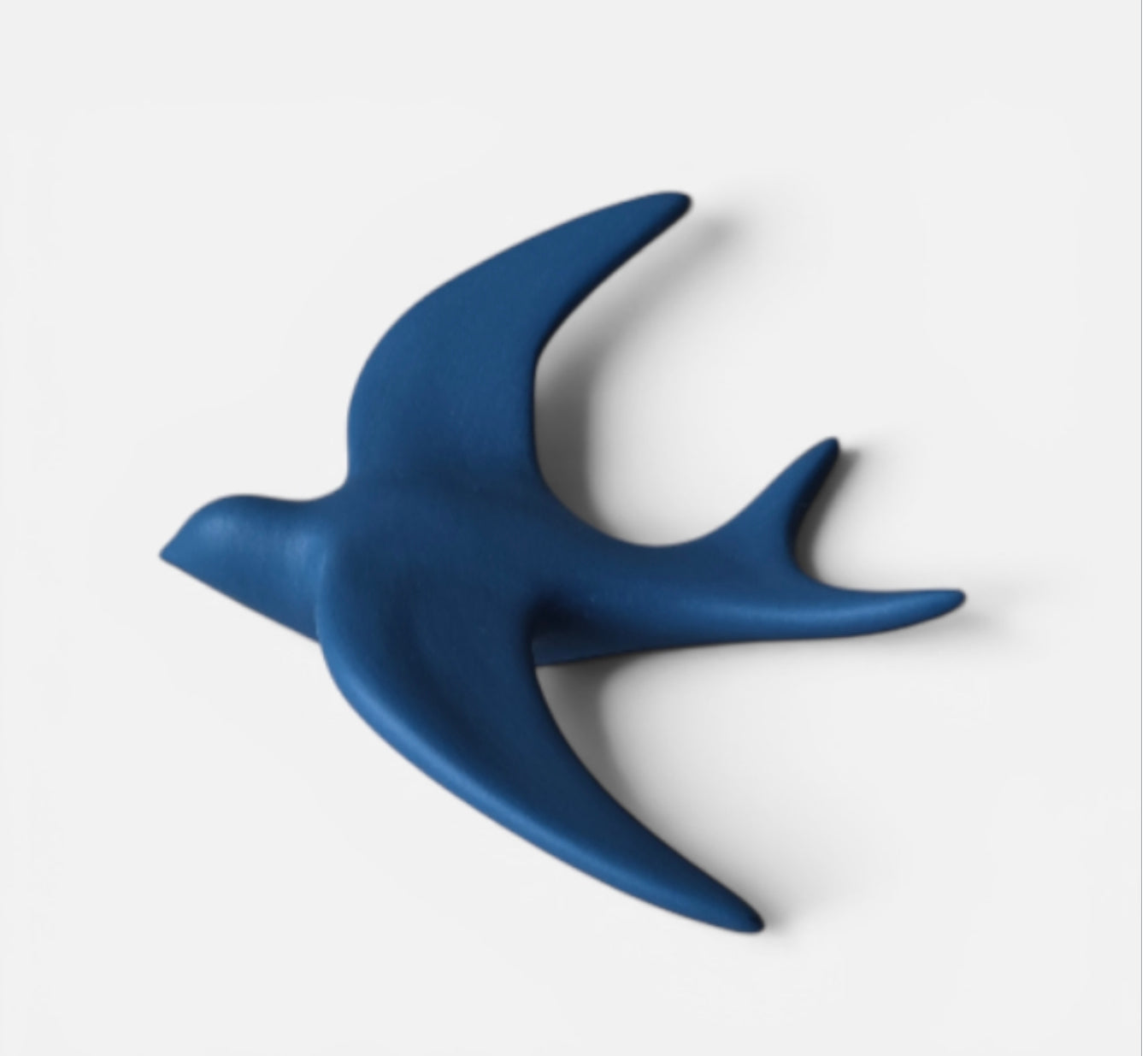 Hirondelle murale bleue en céramique