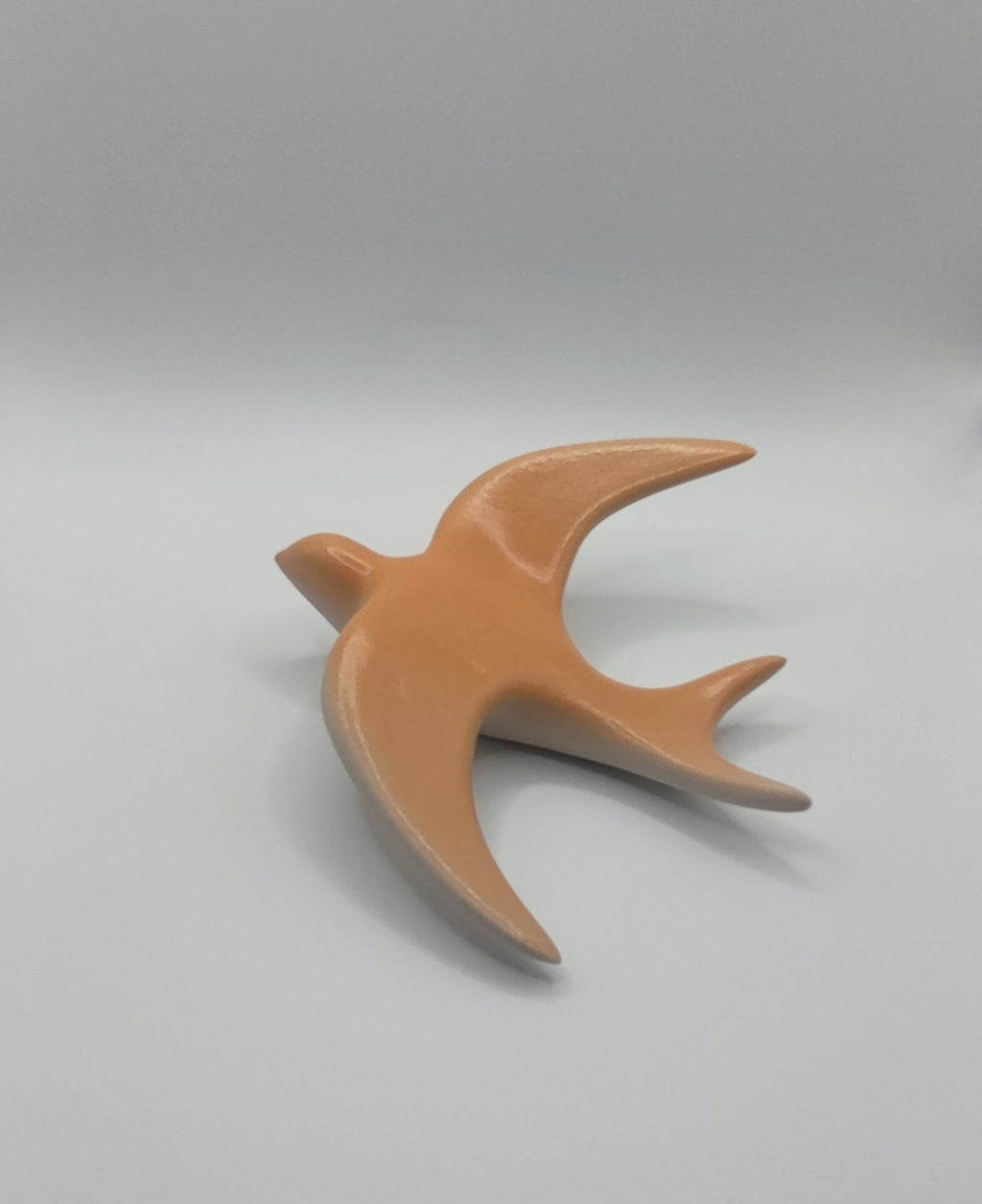 Hirondelle murale pêche dégradée en céramique