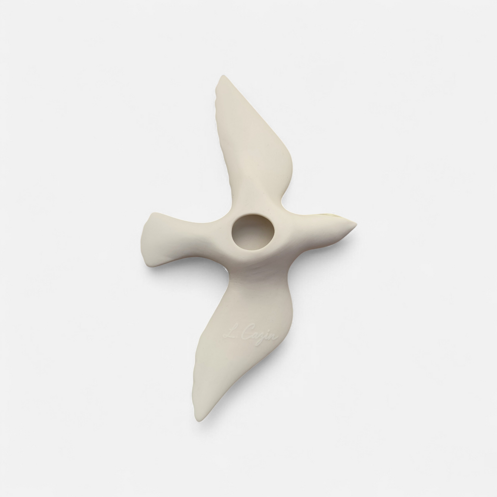 Oiseau , Hirondelle stylisée murale en céramique artisanale – finition mate & brillante 🐦 intérieur/extérieur