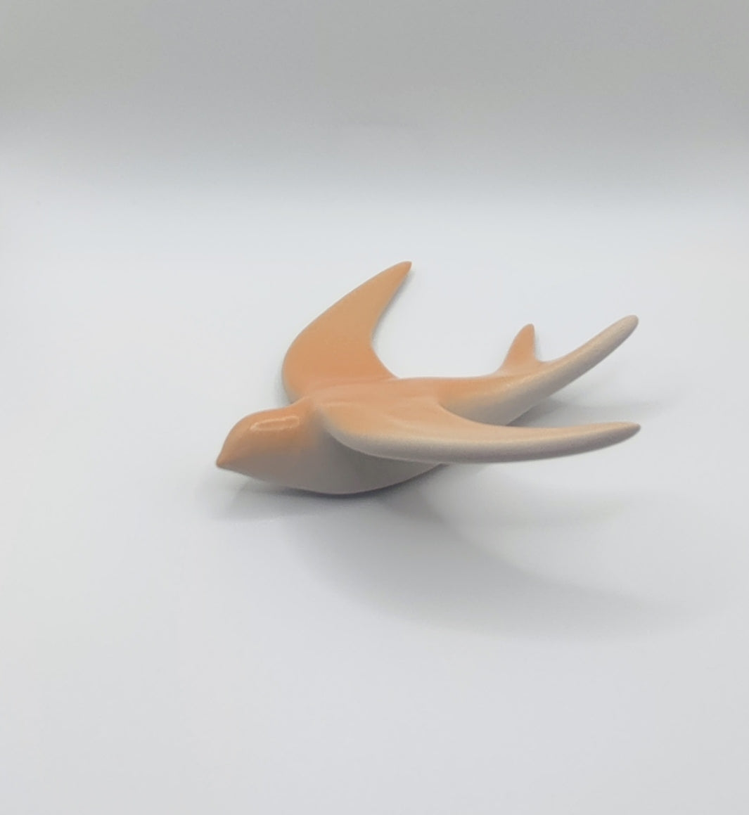 Hirondelle murale pêche dégradée en céramique